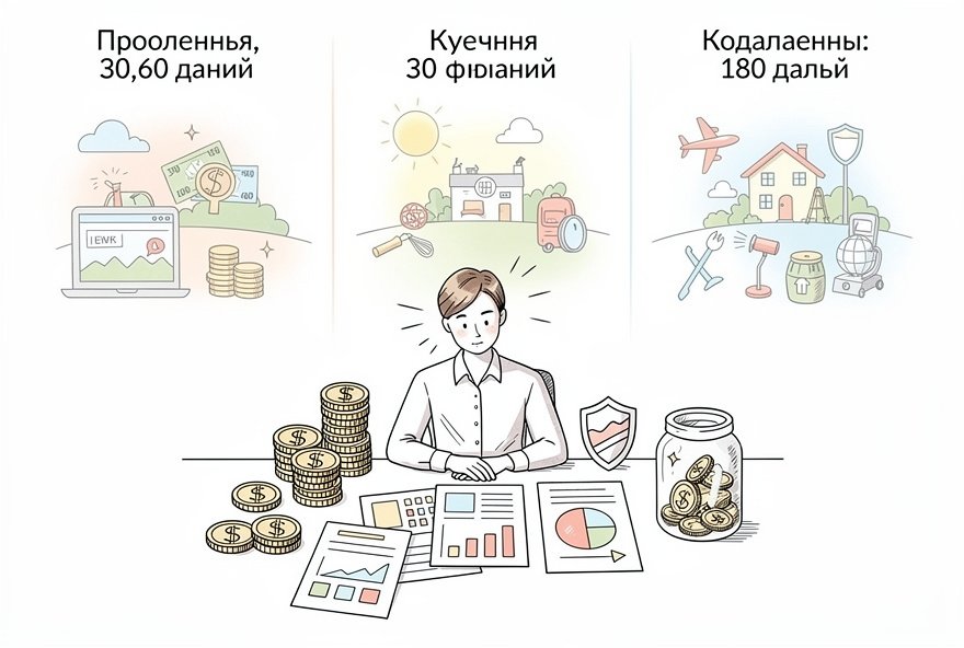 Как подготовиться к летним крупным тратам без долгов: сценарии на 30, 60 и 180 дней